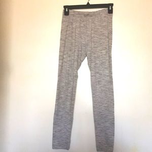 Gray and black joggers